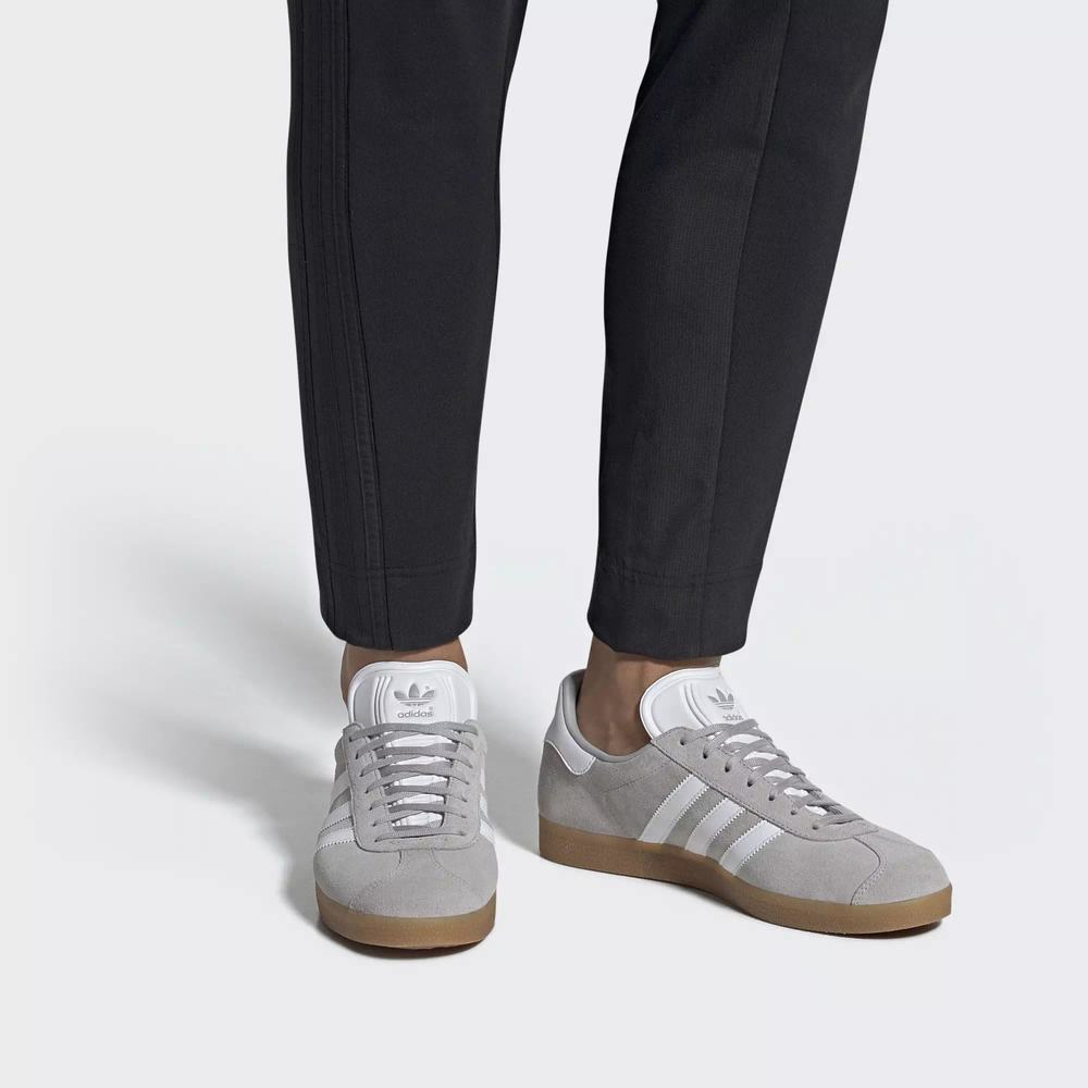 Adidas Gazelle Tenis Grises Para Hombre (MX-88501)